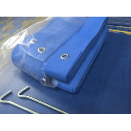 Разметка площадки для пляжного волейбола 8х16м - голубой (ленты)