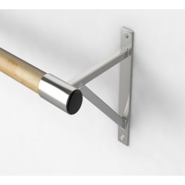 Кронштейн на стену, однорядный, для хореографического станка