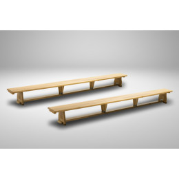 Скамья гимнастическая 3,5м на деревянных ножках